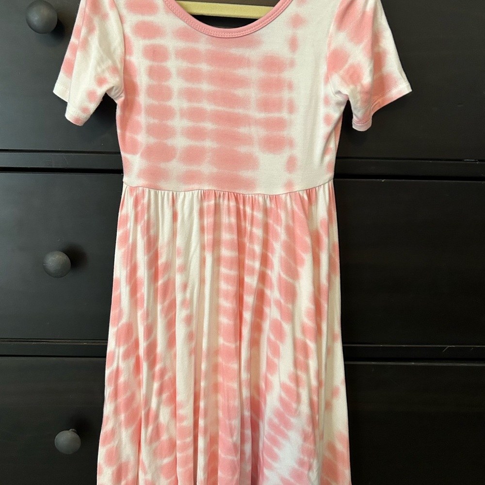 Kyte Baby Crepe Rip Tide SS Twirl Dress 4T